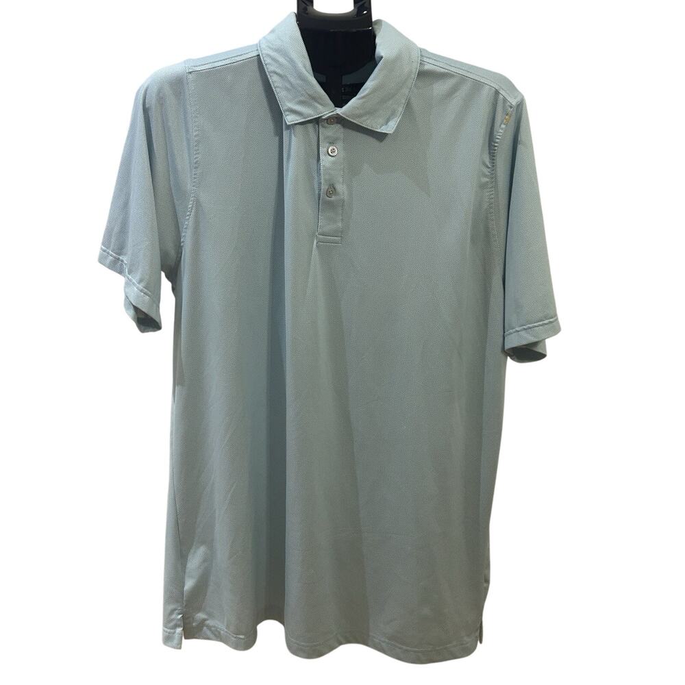 Pebble Beach Blue Performance Polo Men's size L